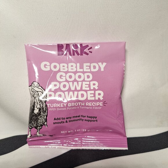 NWT Bark Gobbley Good Power Powder Turkey Broth Recipe - 3 pack - Picture 2 of 4